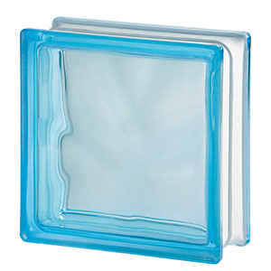 BRIQUE EN VERRE AZUR NUAGEUX